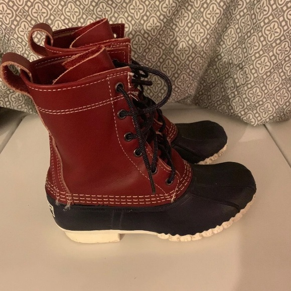 L.L. Bean Thinsulate Lined Colonial Red/Navy Sz 3Y